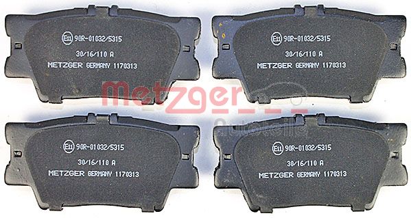 METZGER 1170313 GREENPARTS Bremsbelagsatz, Scheibenbremse